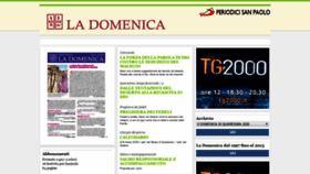 What La-domenica.it website looked like in 2020 (4 years ago)