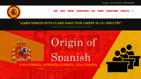 What Learnspanish.co.in website looked like in 2020 (4 years ago)