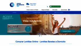 What Lentesdecontacto365.es website looked like in 2020 (4 years ago)