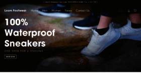 What Loomfootwear.com website looked like in 2020 (4 years ago)