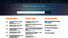What Lawyersarena.com website looked like in 2020 (4 years ago)