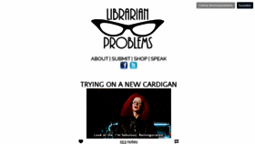 What Librarianproblems.com website looked like in 2020 (4 years ago)