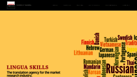 What Linguaskills.co.uk website looked like in 2020 (4 years ago)