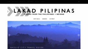 What Lakadpilipinas.com website looked like in 2020 (4 years ago)