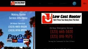 What Lowcostrooter.com website looked like in 2020 (4 years ago)