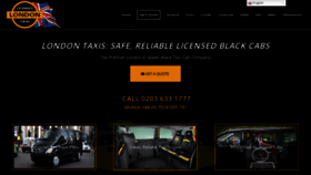 What Licensedlondontaxi.co.uk website looked like in 2020 (4 years ago)