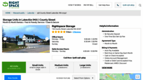 What Lakevilleselfstorage.com website looked like in 2020 (4 years ago)
