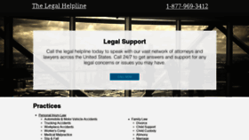 What Legalhelpline.info website looked like in 2020 (4 years ago)