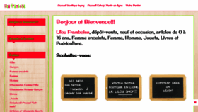 What Lilouframboise.com website looked like in 2020 (4 years ago)