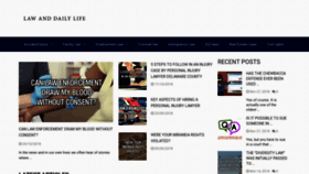 What Lawdailylife.com website looked like in 2020 (4 years ago)