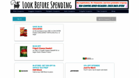 What Lookbeforespending.com website looked like in 2020 (4 years ago)