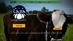 What Lasasanctuary.org website looked like in 2020 (4 years ago)