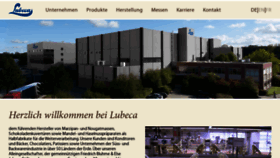 What Lubeca-marzipan.de website looked like in 2020 (4 years ago)