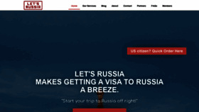 What Letsrussia.com website looked like in 2020 (4 years ago)