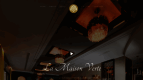 What Lamaisonverterestaurant.com website looked like in 2020 (4 years ago)
