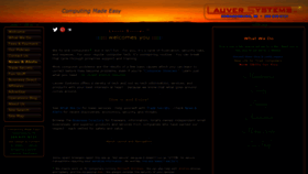 What Lauversystems.com website looked like in 2020 (4 years ago)