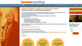 What Loomancoaching.nl website looked like in 2020 (4 years ago)