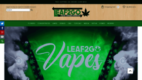 What Leaf2go.ca website looked like in 2020 (4 years ago)