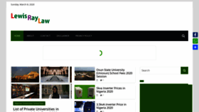 What Lewisraylaw.com website looked like in 2020 (4 years ago)