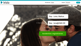 What Lelala.de website looked like in 2020 (4 years ago)