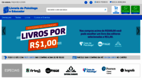 What Livrariadopsicologo.com.br website looked like in 2020 (4 years ago)