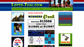 What Lotto-thai.com website looked like in 2020 (4 years ago)