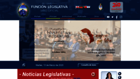 What Legislaturalarioja.gob.ar website looked like in 2020 (4 years ago)