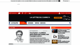 What Lettreducadre.fr website looked like in 2020 (4 years ago)