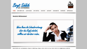 What Lohnbuero-schleth.de website looked like in 2020 (4 years ago)