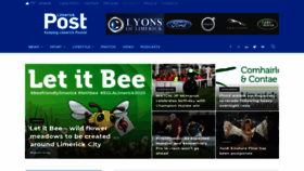 What Limerickpost.ie website looked like in 2020 (4 years ago)