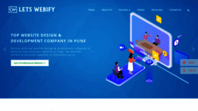 What Letswebify.com website looked like in 2020 (4 years ago)