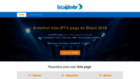 What Listaiptvbr.com website looked like in 2020 (4 years ago)