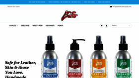 What Leathercaresupply.com website looked like in 2020 (4 years ago)