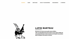 What Lapinmarteau.com website looked like in 2020 (4 years ago)