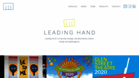 What Leadinghand.com.au website looked like in 2020 (4 years ago)