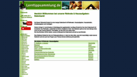 What Lerntippsammlung.de website looked like in 2020 (4 years ago)