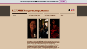 What Liztansey.com website looked like in 2020 (4 years ago)