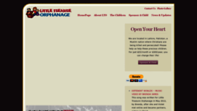 What Little-treasure-orphanage.com website looked like in 2020 (4 years ago)