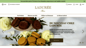 What Laduree.fr website looked like in 2020 (4 years ago)