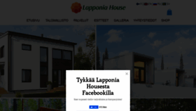 What Lapponiahouse.fi website looked like in 2020 (4 years ago)
