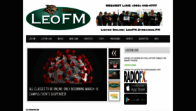 What Leofmradio.com website looked like in 2020 (4 years ago)