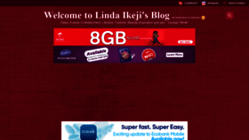 What Lindaikejisblog.com website looked like in 2020 (4 years ago)
