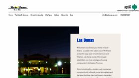What Lasdunas-sa.com website looked like in 2020 (4 years ago)