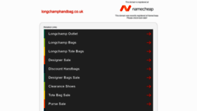 What Longchamphandbag.co.uk website looked like in 2020 (4 years ago)