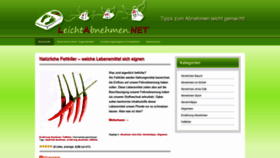 What Leichtabnehmen.net website looked like in 2020 (4 years ago)