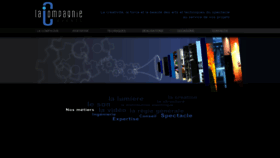 What Lacompagnie-events.com website looked like in 2020 (4 years ago)