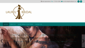 What Laurelbridal.com website looked like in 2020 (4 years ago)