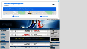 What Livexscores.com website looked like in 2020 (4 years ago)