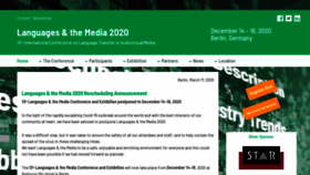 What Languages-media.com website looked like in 2020 (4 years ago)
