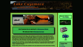 What Lakecuyamaca.org website looked like in 2020 (4 years ago)